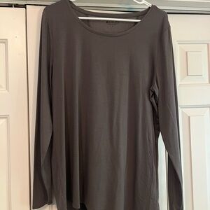 Women’s Athleta Gray Long Sleeve Top